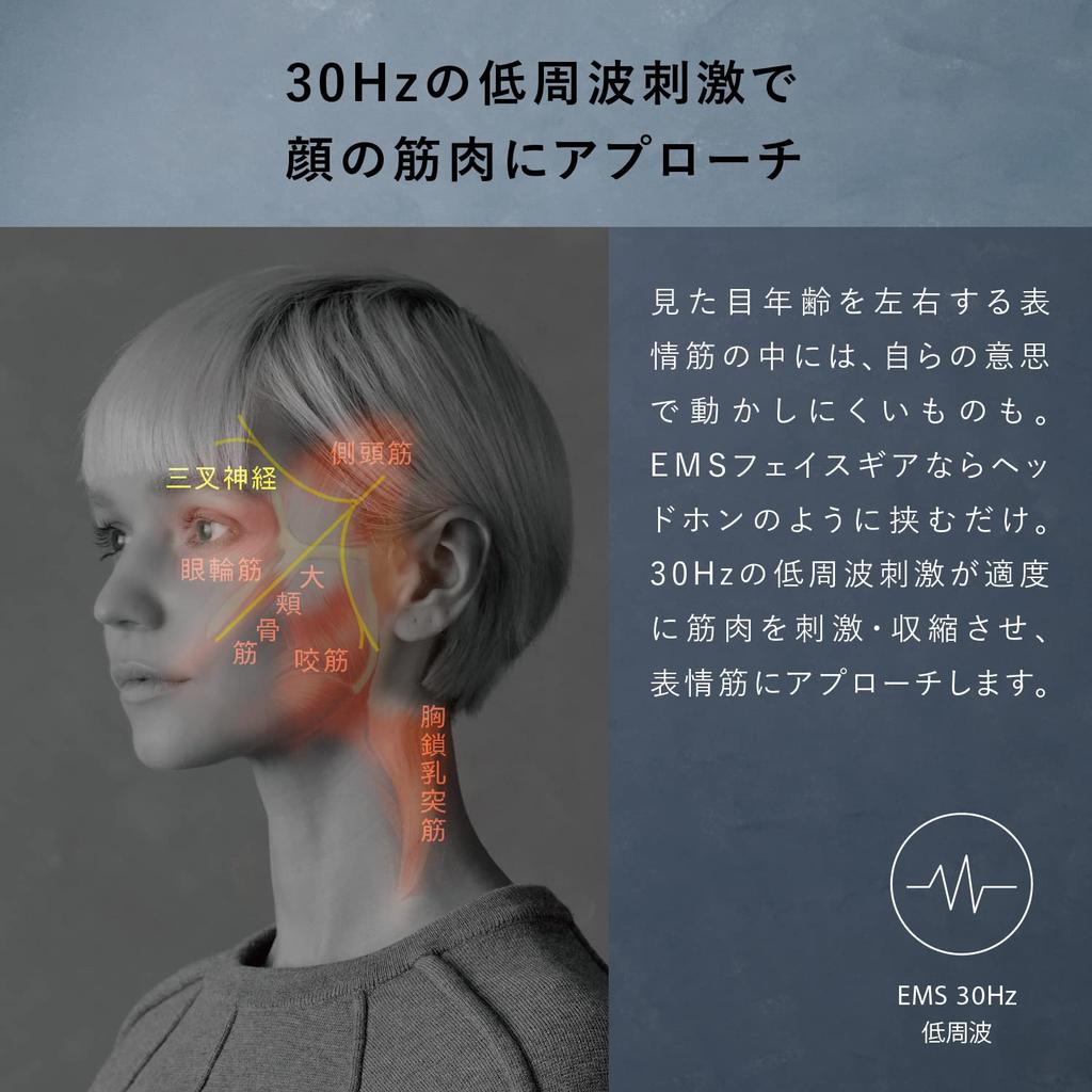 Atex EMS Face Gear for Face, Calves, and Thighs, Mono Lourdes, Black, AX-HBL111bk