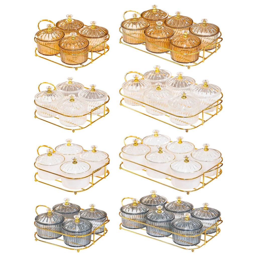 Divided Serving Platter Dried Fruit Tray Fashion Snack Bowls Nut and Candy Tray Nuts Plate for Dining Table Wedding Desktop