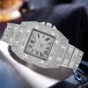 European and American Full Diamond Watches  Full Diamond Watches  Steel Strap Women's Watches  Large Dial Quartz Watches