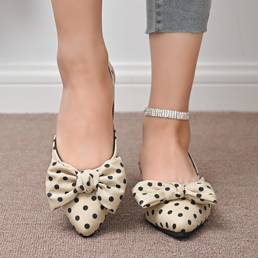 2025 Women's Houndstooth Half-Toe Backless Flats: Trendy Summer Fashion
