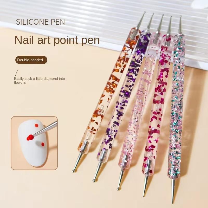 8Pcs/Set Nail Art UV Gel Liner Painting Brushes Drawing Flower Striping 3D Design Diy Manicure Tool Nail Brush Kits