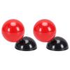 2 Pcs Car Joystick Push Start Button Cover Starter Engine Stop Button Cover Cool Car Accessories Interior Decor Red