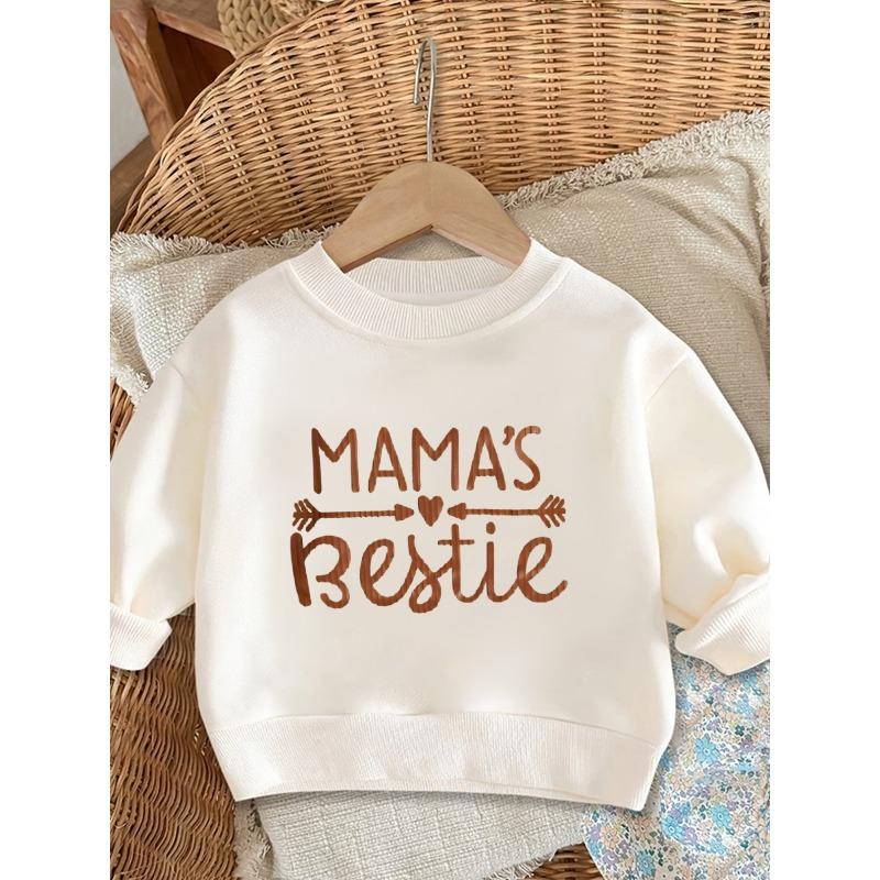 European Size A Brightly Colored Print Pattern, a Comfortable And Skin-Friendly Round-Neck Sweatshirt for Baby , Perfect for Everyday Wear