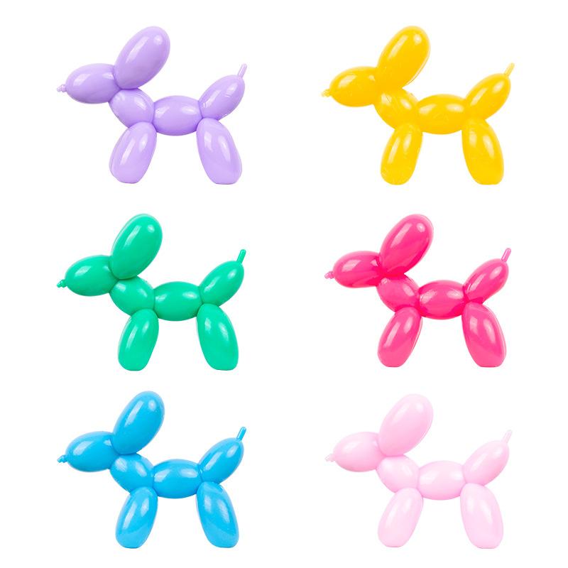 2026 New Soft TPR Balloon Dog Squishy Toy Assorted Styles Slow Rising Squeeze Stress Relief Fidget Toy Kids Party Gift