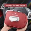 Pojemnik na chusteczki do wnętrza samochodu o dużej pojemności Torba do przechowywania Kleenex do Citroen C8 DS3 C6 C3 Vts C4 Saxo C4L C5 C2 C1 Xsara C3-XR Picasso