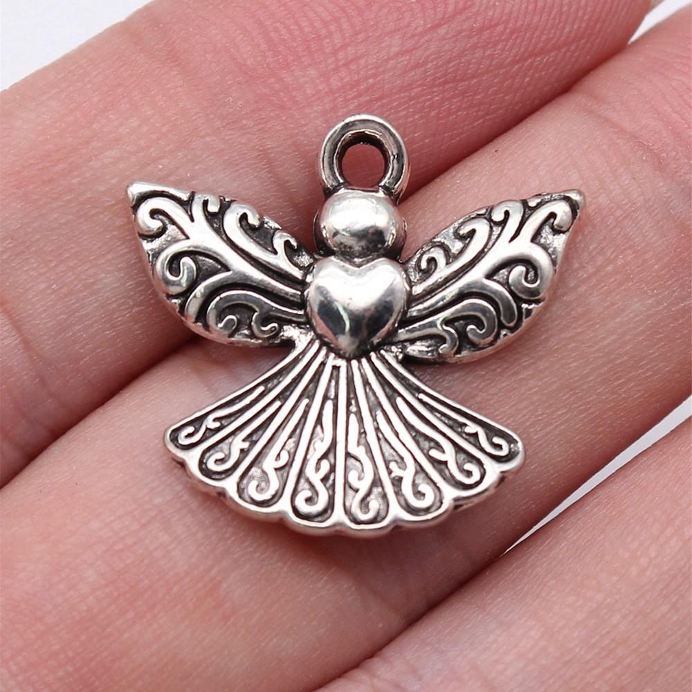 Big Angel Charms Pendant Couple Jewelry Unusual Gifts For