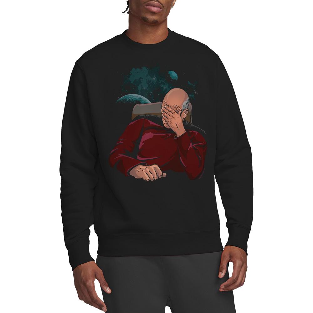 Star Trek Unisex Adult Facepalm Sweatshirt