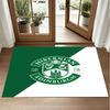 Hibernian FC Design Crystal Velvet Rug Soft Decorative Mat for Bedroom Entrance