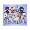 Gacha Life Club Girls Dolls Blanket Flannel Printed Game Anime Breathable Lightweight Throw Blankets for Bedding