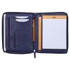 Mallette de rangement - rhodia - 168104c - similicuir bleu nuit - compatible a5 - finitions haut de gamme