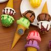 PU Slow Rebound Double-Layer Ice Cream Model Refrigerator Magnets & Props.