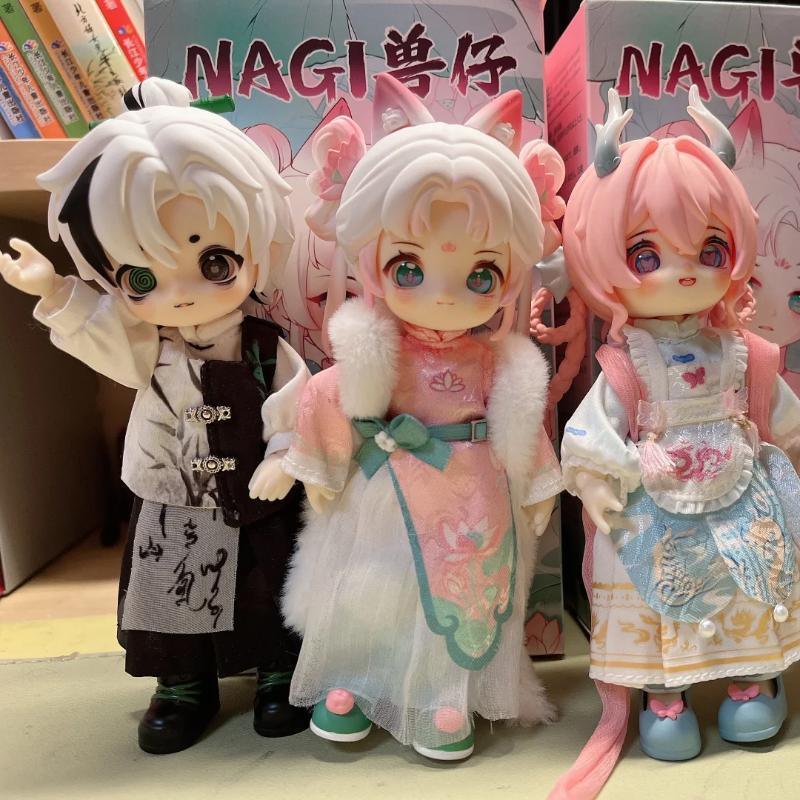 Nagi Blind Box Fourth Generation Xiaoyao Series Movable Doll Mystery Figure Desktop Ornament Collection Gifts Trendy Toy 4.0 Random Surprise