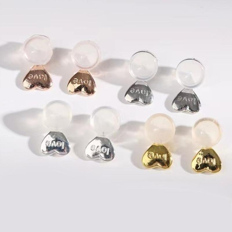Set of 20 Earlobe Supports Stylish Adjustable Earring Lifter Ear Accessory Charm Easy To Use Silicone Earring Lifters