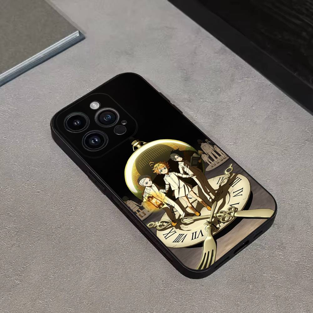 The P-Promised N-Neverland Phone Case For iPhone 17,16,15,14,13,12,11 Plus,Pro Max,XS,X,XR,SE,Mini,8,7,Soft Silicone Black Cover