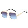 Vintage Square Sunglasses Men Fashion Gradient Multi-color Casual Shades Women Trendy Brand Design Oversized Sun Glasses