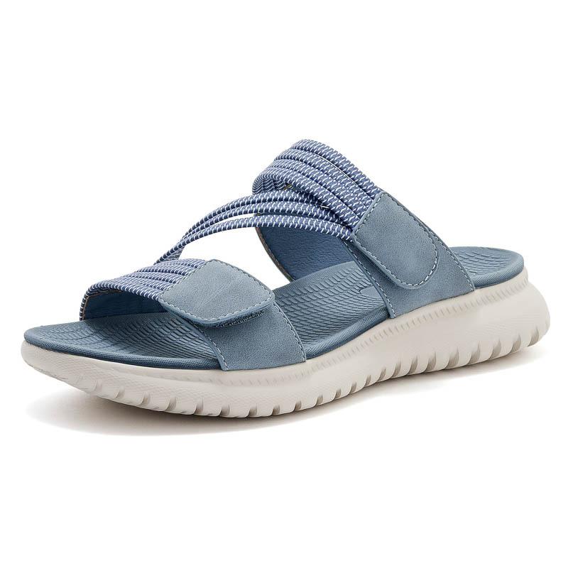 2025 Summer New Sandals For Women Light Sports Style Comfortable Rubber Large Size Sandals Casual Versatile Elastic Band