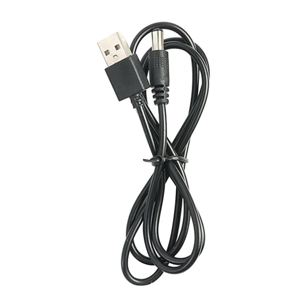 USB To DC Adapter Cable USB Charging Cable Converter Cord with 2 Male Connectors