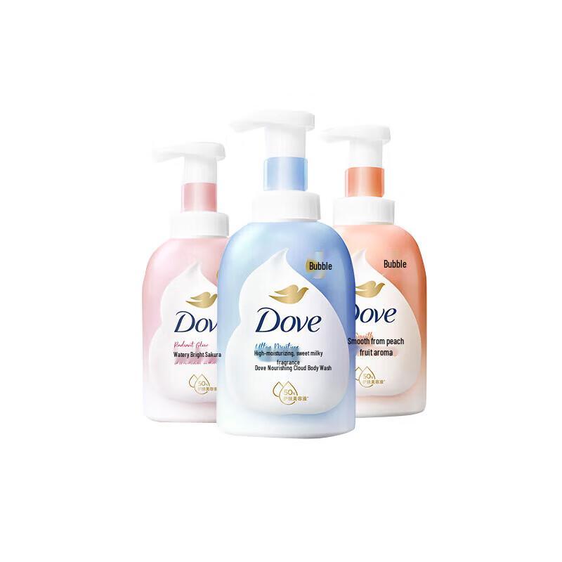 Dove Creamy Bubble Shower Gel Set