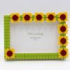 Pin Yi DIY Sunflower Picture Frame Kit: Handmade Creative Photo Frame for Kids, Early Education Gift, Building Block Activity