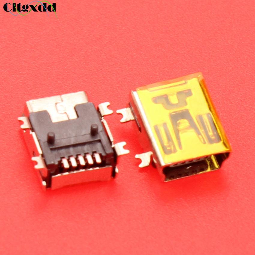 Cltgxdd 10PCS Female Mini USB Socket V3 Port For MP3 MP4 USB Type B 5pin 8Pin10Pin SMT SMD USB Jack Connector Repair Parts 4