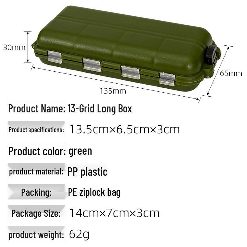 Cross-Border Multi-purpose Rectangular Lure Box for Sea & Rock Fishing