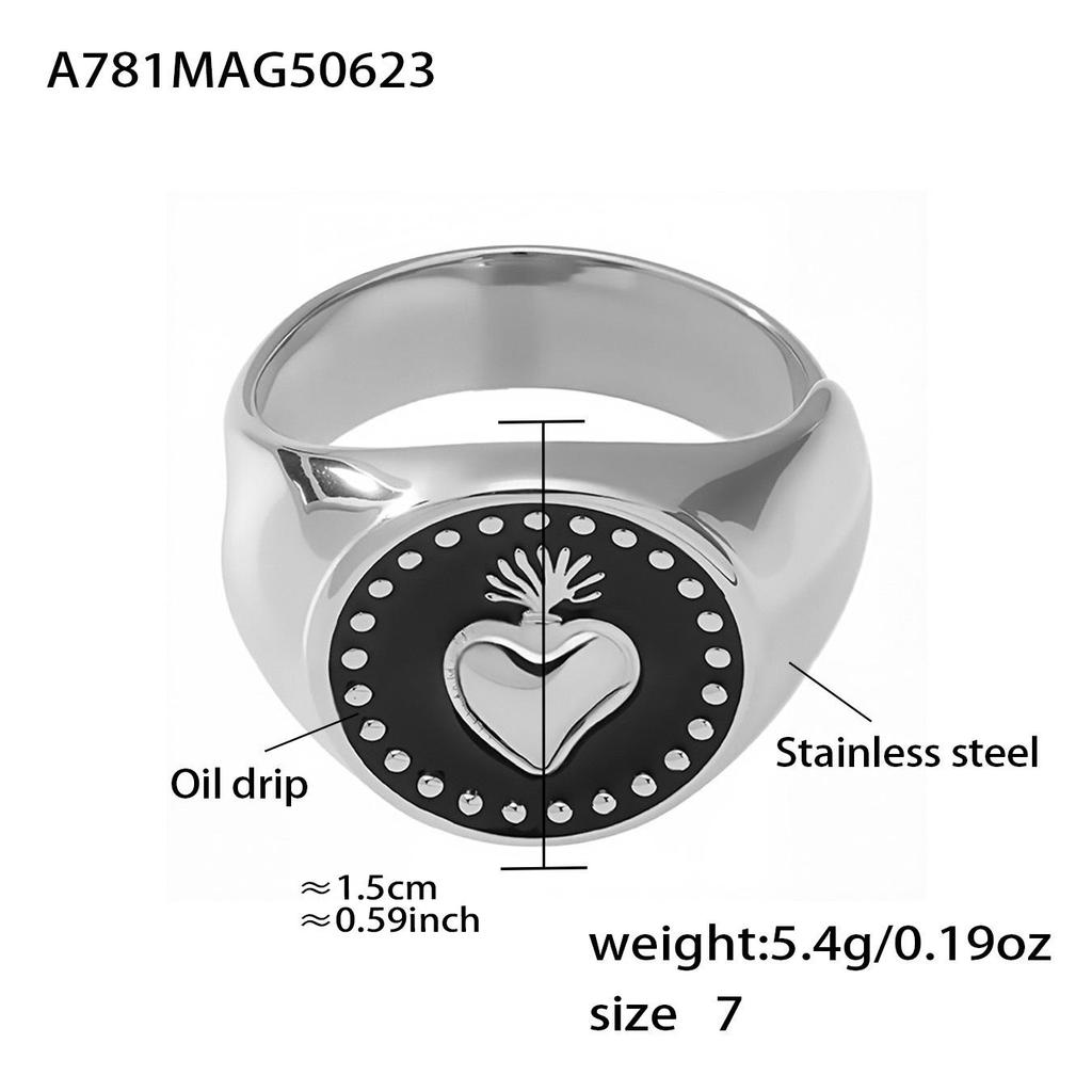 Qiong Yao 18K Gold Irregular Open Ring Set - Stylish Stainless Steel Finger Rings