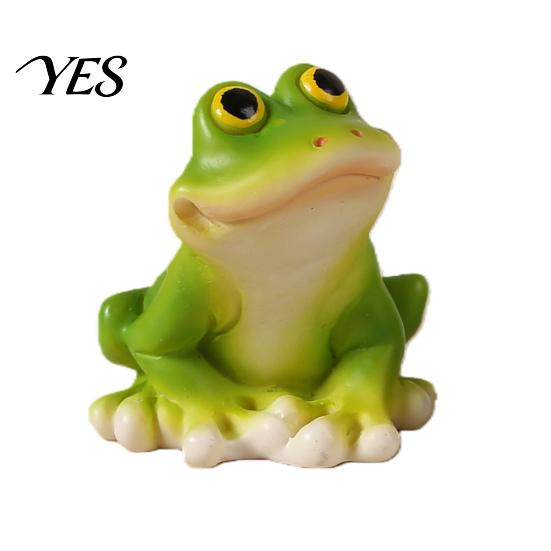Small Tabletop Garden Decor Mini Resin Frog And Turtle Statues, Micro Landscape Animal Ornaments, Succulents Planter Embellishments Figurines for Pots