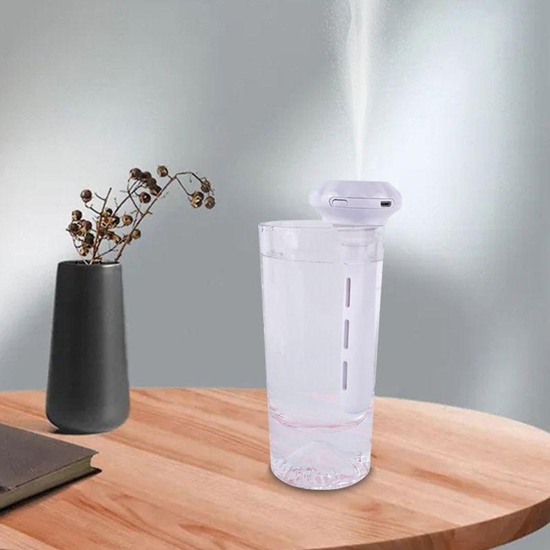 Portable Ultrasonic USB Air Humidifier ABS LED Lamp Car Purifier Anion Aroma Essential Oil Diffuser Home