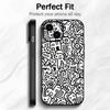 Creative Colorful Abstract Art M-Mr Doodle Phone Case Phone Case Soft Packaging Lightweight For iPhone17 16 15 14 13ProMax