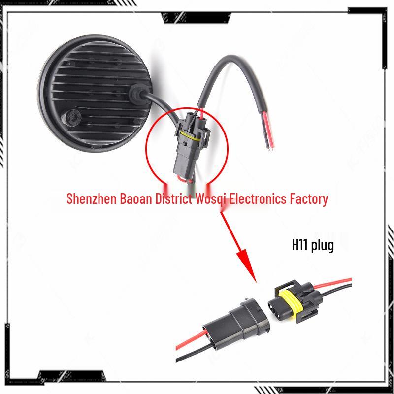 Harley Motorcycle 4.5" LED Fog Light 30W - Auxiliary, Turn Signal, Side & Daytime Running Light