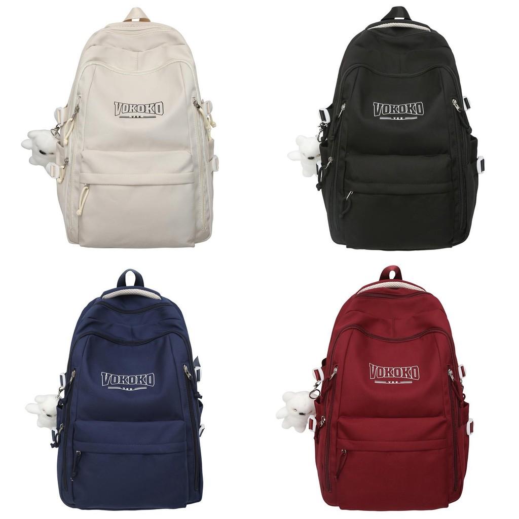 Nylon College Backpack With Breathable Ventilated Design For School And Travel