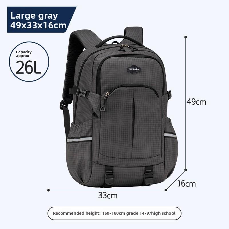 Sesame Baby Large Capacity Nylon Travel Backpack With Breathable Straps For School And Outdoor Use