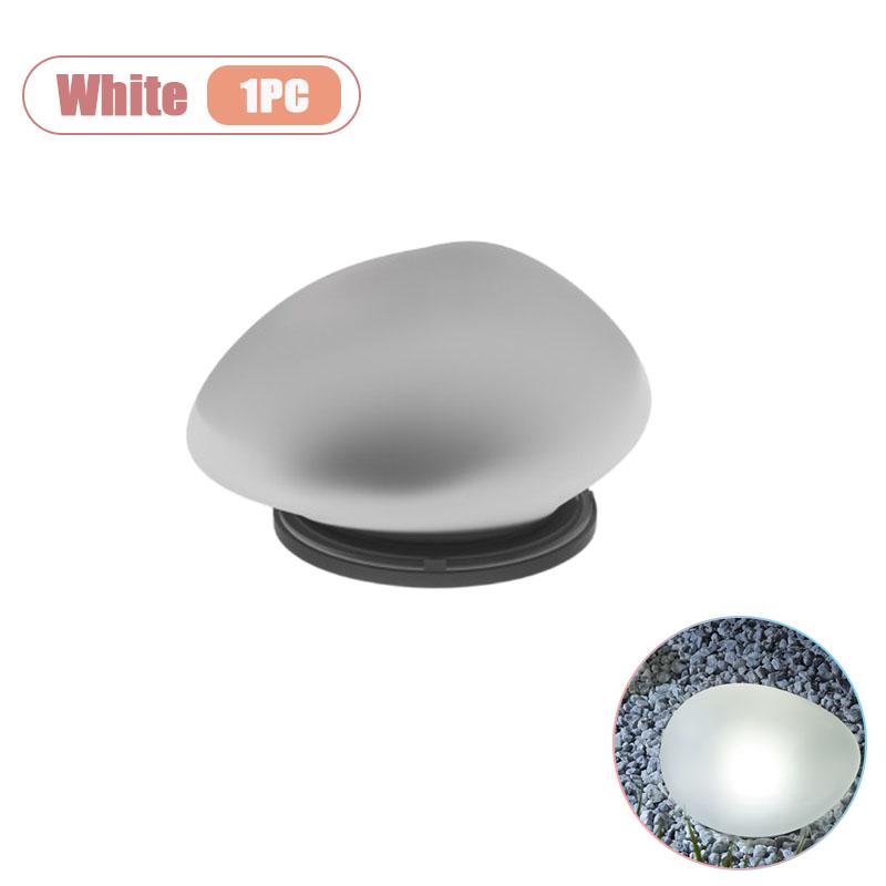 1/2/4PCS Solar Pebble Lights Outdoor Garden Colorful Waterproof IP45 Patio Pathway Swimming Pool Wedding Dinner Holiday Decor