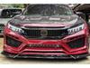 Civic RS Models (16-21) Track Wide Body Kit: FC450 Front Lip, Rear Spoiler, Rear Diffuser, Side Skirts, Roof Spoiler.