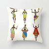 Home Decor Pillowcase African Style Pattern Sofa Decoration Cushion Cover Pillowcase Polyester Throw Pillow Funda De Almohada