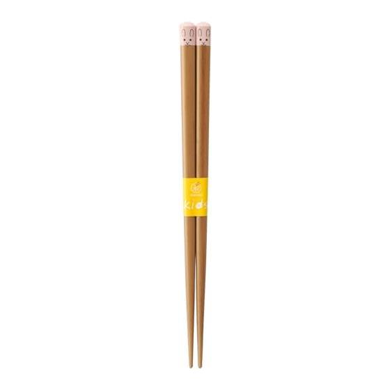 Kawaii Animal Land Kids Chopsticks - Rabbit, 18cm, Dishwasher Safe, Non-Slip