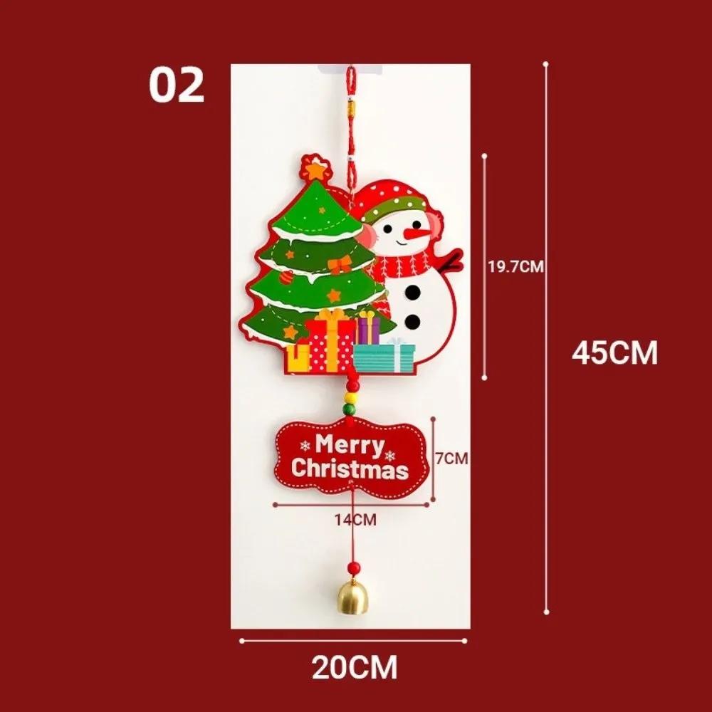 Weihnachtsdekoration Weihnachtsmann Weihnachts-Hängeanhänger 45cm Papier Weihnachten Windspiel Schneemann Metall Weihnachtsbaumschmuck Festliche Deko