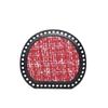 HyunA DIY Semi-Circular Knitted Bag Base with Leather Plate, 19x17cm, Handbag Accessory