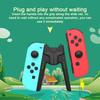 Nabíjecí rukojeť Joy-Con Kompatibilní s Nintendo Switch OLED, Přenosná rukojeť ve tvaru V s přechodem pro Switch Joy-con, Rychlost nabíjení při hraní