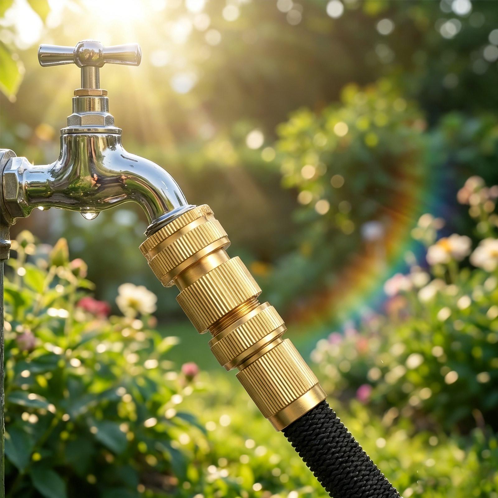 Faucet Three Way Hose Brass Diverter Brass Spray Paint Version Diverter Water Pipe One Size
