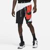 Nike Dri-Fit Throwback Futura Basketball Shorts Men Bottoms Black Red CV1829-100