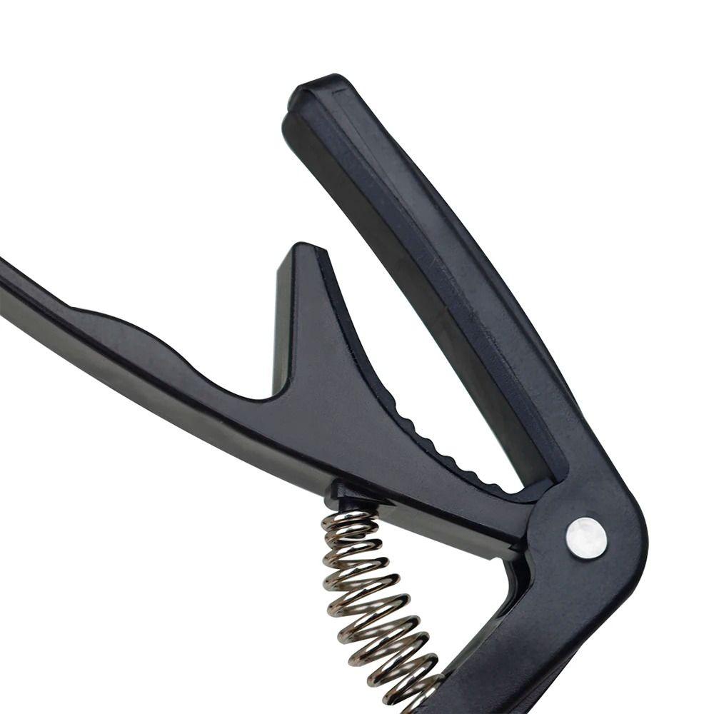 White Universal Ukulele Capo Plastic Uk Tone Clip Ukulele Tuning Clamp  Electric