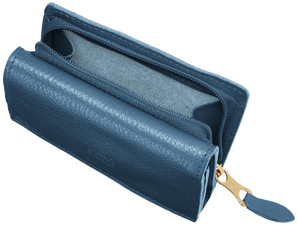 Wallet SMW036 PV0001 Classic C0593 BluDenim [Il Bizonte] Tri-fold [item]