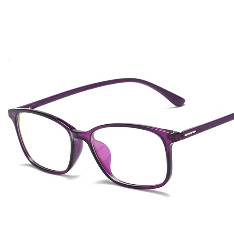 Ultralight TR90 Frame Prescription Eyeglasses Men Women Unisex Retro Square Myopic Optical Eye glasses -0.5 -1.0 -2.0 To -6.0