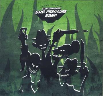 

LP Record LONGFINGAH & SUB PRESSURE BAND - Human Invasion GP021 Guerilljah Prod 2024 Germany Reggae, Ska & Dub