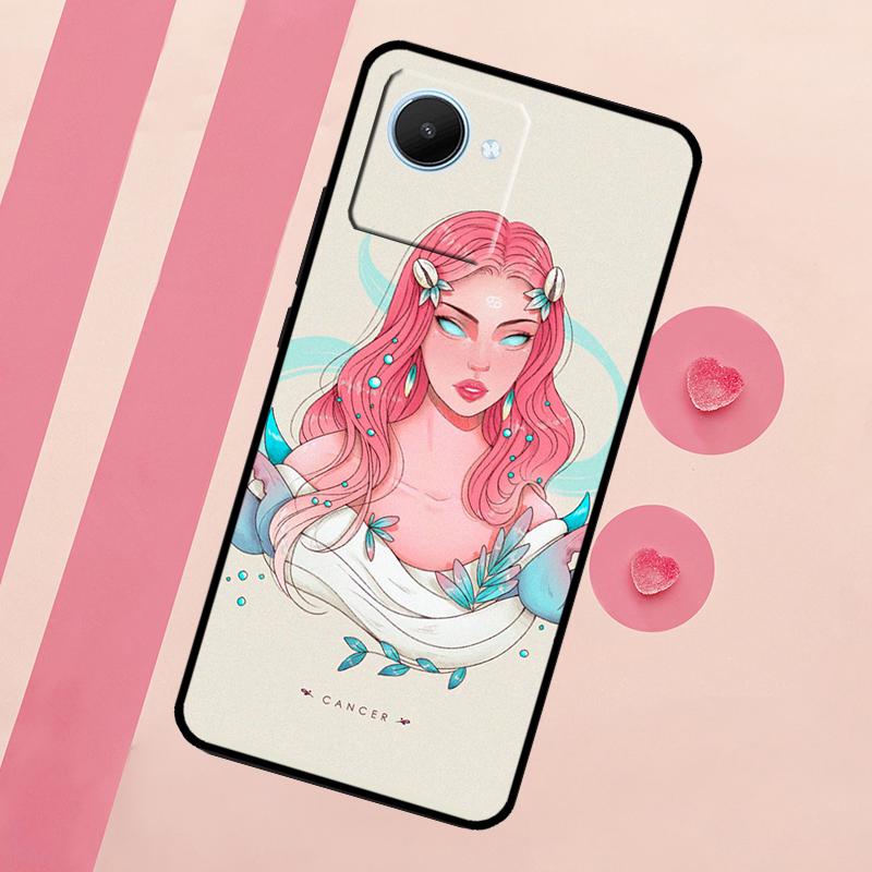 Horoscope Girl Scorpio Taurus Virgo For Realme 15 Pro 10 11 12 13 14 Pro Plus GT7 C67 C65 C63 C61 C55 C53 C51 C35 C71 C75 Case