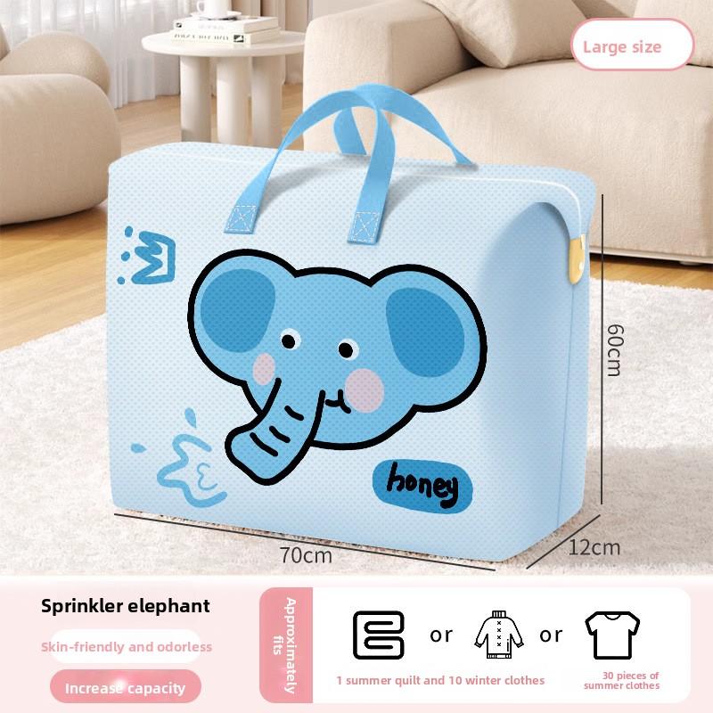 Storage bags for quilts, extra-large capacity, kindergarten luggage organizer bags, clothing moving bags, packing bags, 2-pack Large size (2 pieces)