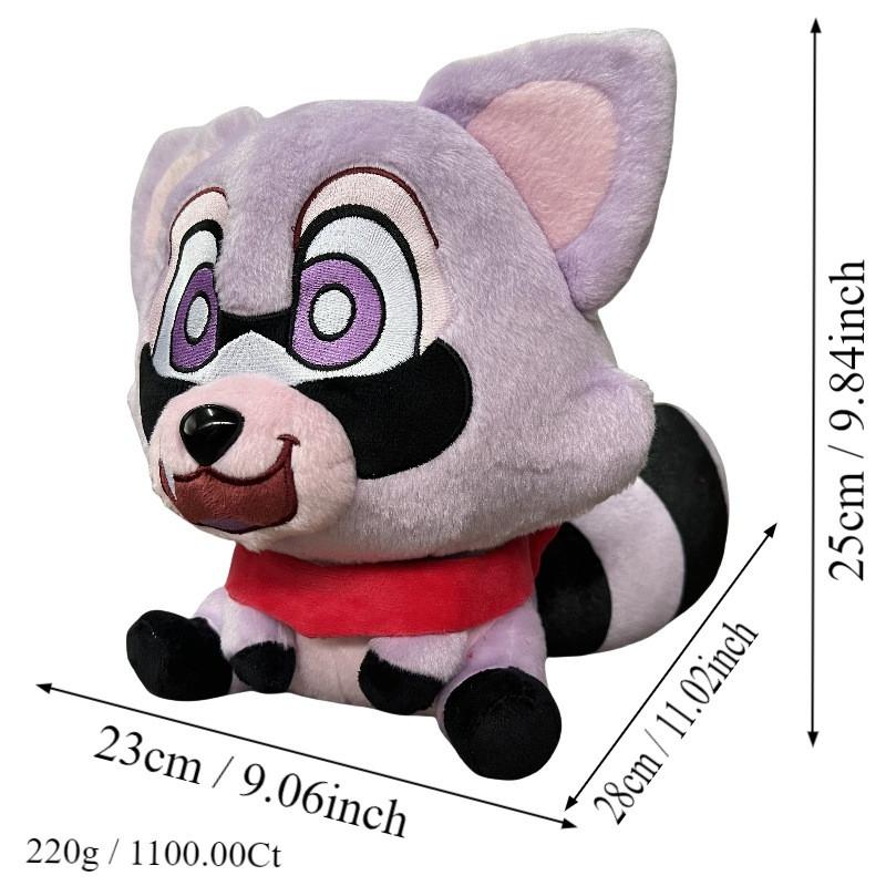 Purple Park Indigo Raccoon Plush Toy Doll Decoration Gift Animal Ornament Filler