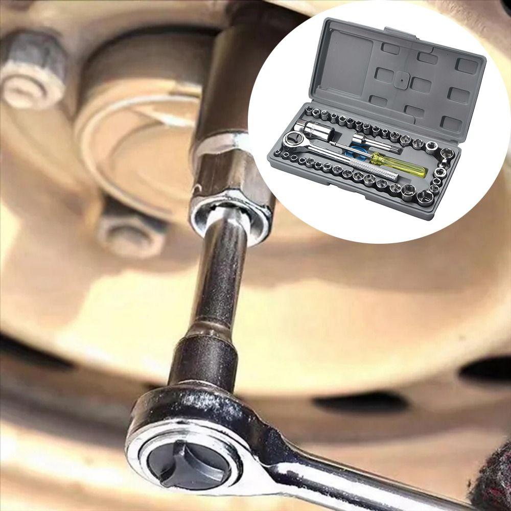 Wear-resistant Socket Wrench Set High Hardness Hand Combination Tool Kit  Maintenance