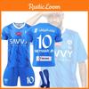2324 Saudi League New Moon Trikot 10 Neymar Fußballset Erwachsene Kinder